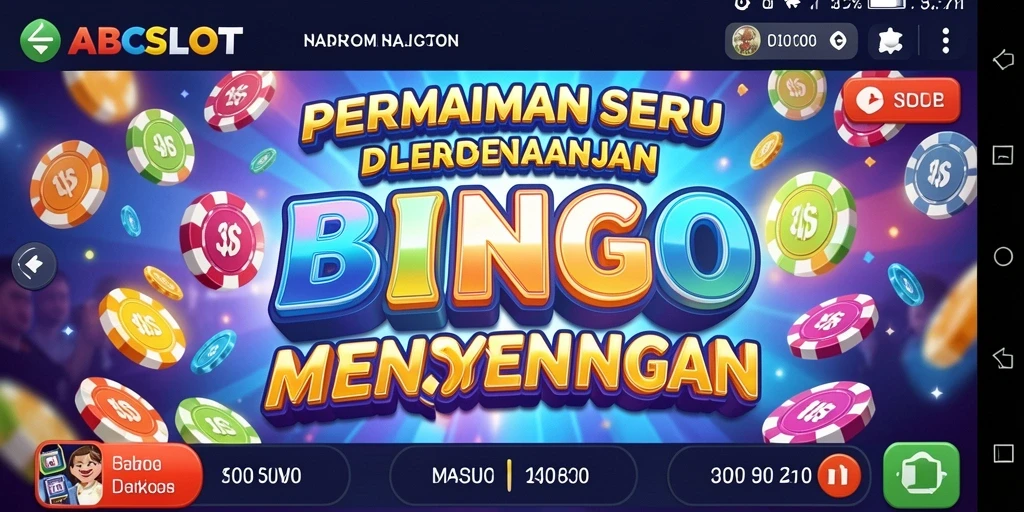 Screenshot gameplay Bingo yang seru dan interaktif.