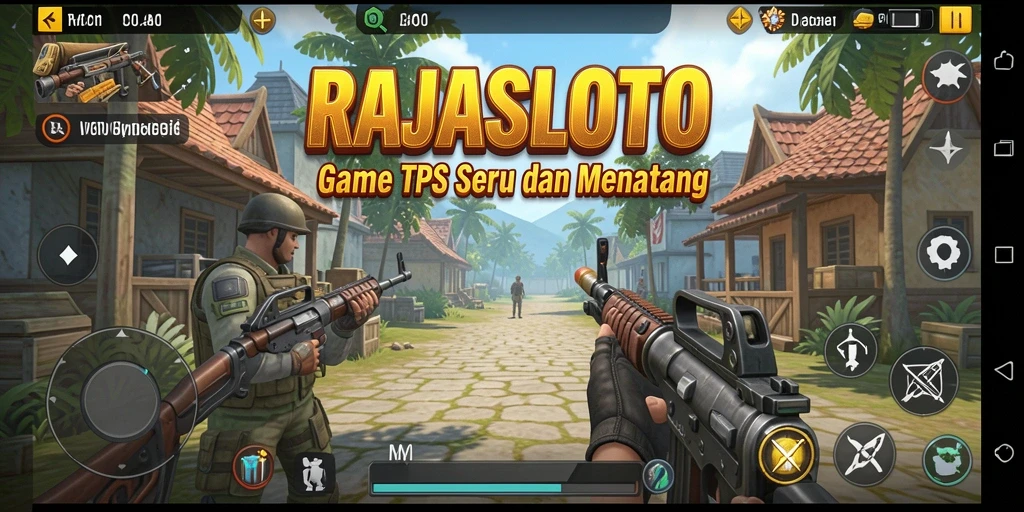 Screenshot gameplay <strong>RAJASLOTO</strong> menunjukkan pertempuran seru di arena.