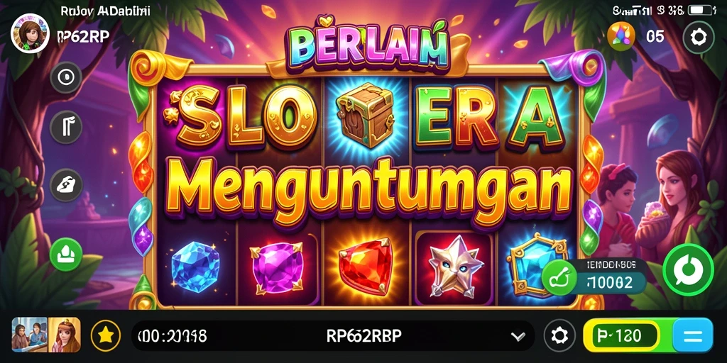 Screenshot utama RP62RP menampilkan gameplay Slot yang seru.