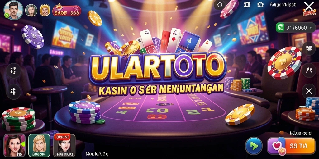 Tampilan penuh aksi dari gameplay seru di ULARTOTO.